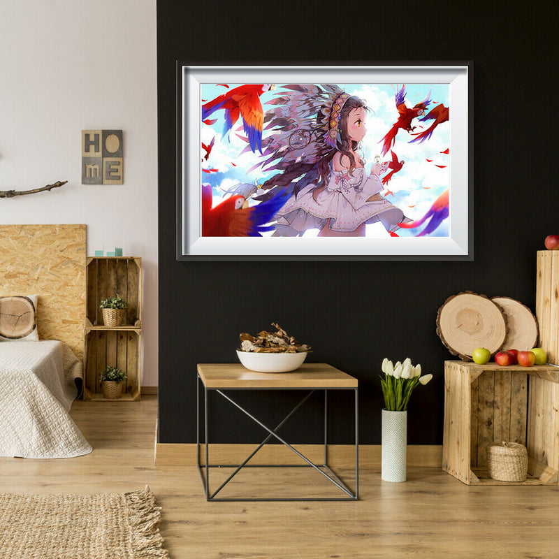 1000pcs Ethnic Girl Jigsaw DIY Paper Puzzle Kids Adults Educational Picture