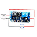 DC 12V LED  Digital Time Delay Relay Module Programmable Cycle Relay Switch A