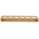 Bamboo 6 Holes Straight Home Cup Storage Holder Stand f/KTV Karaoke Supplies
