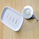 1PC Plastic Suction Cup Soap Bathroom Shower Dish Holder Accessories