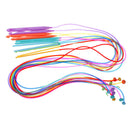 12pcs 47" Plastic Afghan Tunisian Needles Carpet Crochet Hooks Set 3.5-12mm