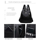 Women Casual Backpack Student Star Schoolbags Travel Waterproof Knapsack