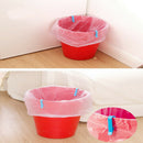 8X Universal Trash Bag Fixed Clip Waste Basket Rubbish Bin Garbage Can Clamp LJ
