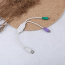 Male to female cable adapter converter use usb to ps2 cord converter adapter NME