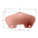 Copper-red  Pickup Baseplate For TL Electric Guitar Replacement DIY