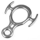 8 Shape Descender Outdoor Rock Climbing Carabiners Abseiling Downhill Ring  D1X5