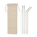 4pcs Stainless Steel Straws Drinking Straws For Tumblers Cold Beve 8''
