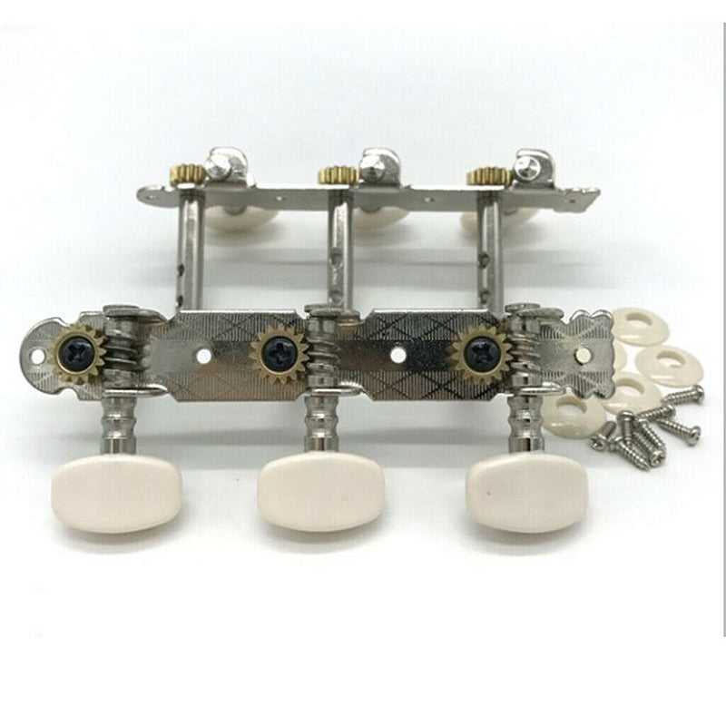 2pcs Aoustic Guitar String Tuning Pegs Keys Beige Button for Guitar Parts
