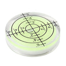 32*7mm Acrylic Bullseye Bubble level Round Level Bubble Accessories, green B9Q1