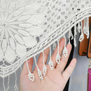 Crochet Hollow Lace Tassels Cape Shopping Women Shawl Knit Cloak Travel Fashion