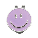 Magnetic Golf Hat Clip with Golf Ball Marker for Kids Women - Smile Face Pattern