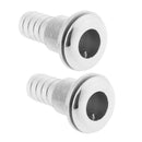 2x Stainless Steel Boat Thru Hull Fitting Marine Hose Barb Connector 3/4"