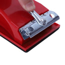 Rectangle paper grit sandpaper holder hand sander red black B7G4