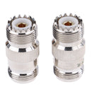 1 x N female to UHF female SO-239 SO239 jack straight RF adapter connect JR