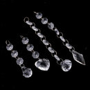 4 Acrylic Crystal Garland Hanging Bead Curtain Wedding Club Party Decoration