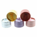 5pcs Cardboard Round Jewelry Ring Necklace Earring Gift Package Case Box DisP4Q2