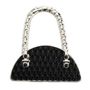 Black Folding Foldable Handbag Bag Purse Table Hook Hanger Holder F5H6