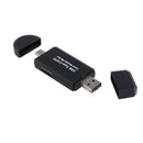 SD/Micro SD Card Reader,Micro USB OTG Adapter and USB 2.0 Portable Memory Card
