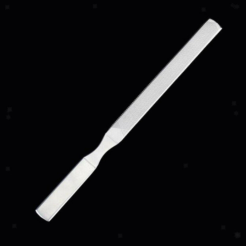Metal Nail Art File Double Sided Grinding Polisher Finger Cuticle Remover