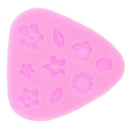 Cartoon Flower & Leaf Silicone Fondant Soap Cake Mold Cupcake Baking Tool MSEAU