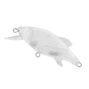 8cm Transparent Blank Lure Bait Unpainted Hookless Hard Bait Fishing Tool