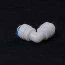 1Pcs 1/4" Tube to 1/4" Tube Push Fit Elbow Quick Connect connector RO SysteVGUS