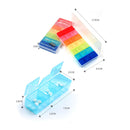 7 Day Tablet Pill Box Holder Weekly Medicine Storage Organizer Container Case 3C