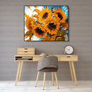 Painting By Numbers Kit DIY Brilliant Sunflower Canvas Oil Art Picture Gift A