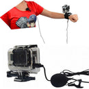 Pro Mini USB Microphone With Collar Clip Black For GoPro Hero4/3+/