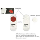 Magnetic Base LED Sensor Night Light 3 Modes USB Rechargeable Wall Lamp