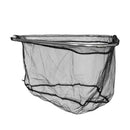 Stainless Steel Triangle Frame Large Dense Fishing Landing Net Head Black