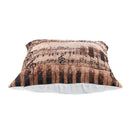 Music Series Note Printed Linen Square 45x45cm Home Decor Houseware Throw P F4E4
