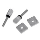 2 Sets Stainless Steel Fin    Board Surfboard Longboard Screw & Plate