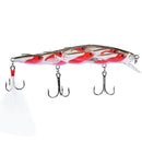 Shoal Type Minnow Hard Baits 11.5cm 15.7g Fishing Lure Wobbler Feather HookTY
