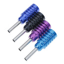 25mm Aluminum Alloy Tattoo Machine Gun Handle Grips Tubes Tip Back Stem SuppliTE