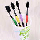 4pcs Professional Adults Bamboo Charcoal Soft Toothbrush Gentle Antibacterial