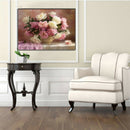 Pink Flowers 5D Diamond DIY Painting Craft Kit Home Decor Craft