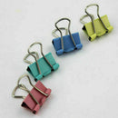 60Pcs 15mm Office School Paper File Ticket Colorful Metal Binder Clips Pretty