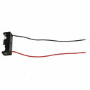 5pcs 4.3" Wire Leads Black Battery Storage Slot Holder 1 x 12V 23A/27A X2D1
