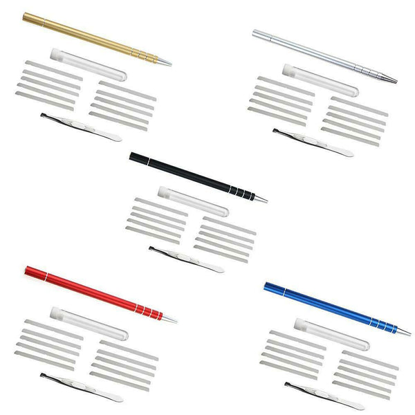 Hair Beard Styling Eyebrow Design Razor Pen Engraved Shaver Barber Blade Ta Top