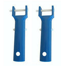 Swimming Pool Spa Vacuum Head Handle Replacement w/ V-Clip & Pin BLUE