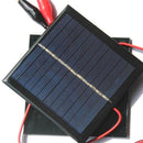 1W 5.5V Solar Cell Epoxy Polycrystalline Solar Panel+Clip For Charging 3.7V S5I6
