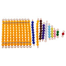 Montessori Mathematic Materials Hundred Beads Square Bar Kids Education Toys