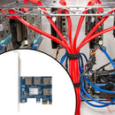 4 Slots PCI-E 1 to 4 PCI Express 16X Slot External Riser Card Adapter Board