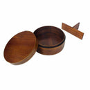 Japanese Bento Boxes Wooden lunch box Sushi Portable Food Container Wooden  E7T9