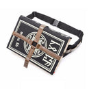 Unique Magical Spell Book Messenger Crossbody Bag Gift Large Capacity Adju A4U0