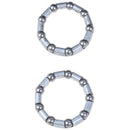 2PCs Bicycle bearing Bicycle Rear Wheel Axle Ball Bearing Cages Bike Shafts ME