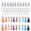 125Pcs/Set Key Chain Ring Pendants Tassel Bulk for DIY Crafts Jewelry MakinME