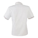 Unisex Single Breasted Short Sleeve Chef Jacket Coat Uniform Cook M