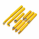 9pcs/Set YW1 Carbide Brazed Tip Tipped Lathe Cutter Tools 8x8mm Shank High  C4F6